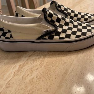 Vans checkerboard shoes